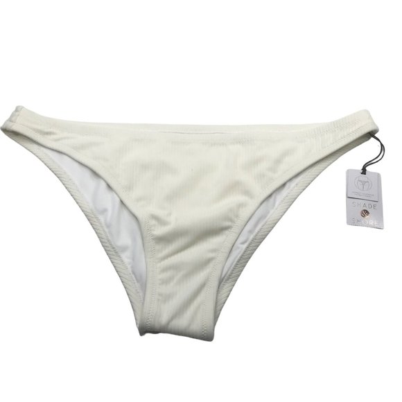 Shade And Shore Women's Sz. Large 12-14 High Leg Extra Cheeky Bikini Swim Bottom - Picture 1 of 8